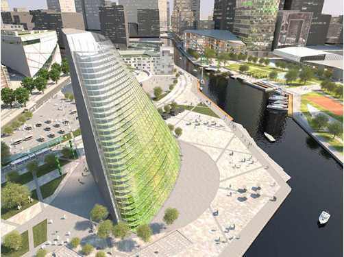 借力LED，瑞典16層高“植物大廈”年産量估(gu)達(da)55